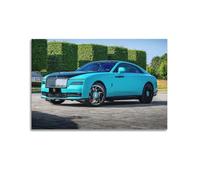 DSZLJY Sports Car Poster - Luxury Automotive Art & British Spectre Electric Poster Decorative Painting Canvas Wall Posters And Art Picture Print Modern Family Bedroom Decor Posters 24x36inch(60x90cm)