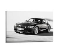 DSZLJY Sports Car Poster Z4 M Coupe Black Luxury Speed Vehicle Poster Decorative Painting Canvas Wall Posters And Art Picture Print Modern Family Bedroom Decor Posters 24x36inch(60x90cm)