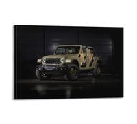 DSZLJY Vintage Classic Wrangler SUV Off-Road Adventure Poster Poster Decorative Painting Canvas Wall Posters And Art Picture Print Modern Family Bedroom Decor Posters 12x18inch(30x45cm)