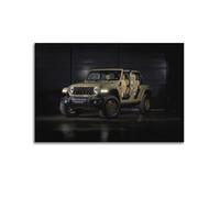 DSZLJY Vintage Classic Wrangler SUV Off-Road Adventure Poster Poster Decorative Painting Canvas Wall Posters And Art Picture Print Modern Family Bedroom Decor Posters 16x24inch(40x60cm)