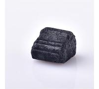 DSZUJTYROP 1pc Black Tourmaline Stone Rough Crystals Home Decoration Rock Ornaments (Size : 1pc)