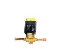 DSZUJTYROP 1pc gas valve solenoid for water pipe cold storage air conditioning refrigeration two position two way welding gas valve kit(1028-2 6.35mmWelding)