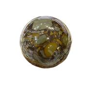 DSZUJTYROP 50mm Roe Stone Polished Nuwa Crystal Ball Health Exercise Stress Handball Ornaments