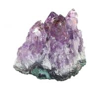 DSZUJTYROP Amethyst Clusters Raw Quartz Crystal Cluster Stones Rock Geode Stone Irregular Home Decoration Figurine,80-100g