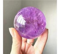DSZUJTYROP Amethyst Quartz Sphere Big Nice Crystal Ball Purple Stone Ornaments (Size : 50-90g)