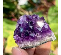 DSZUJTYROP Amethyst Stone Purple Amethysts Crystals Cluster Rock Crystal Point Wand Crafts (Size : 30-40g 1PC)