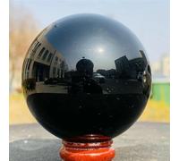 DSZUJTYROP Beautiful Obsidian Ball Crystal Home Decoration Ornaments (Size : 150mm)
