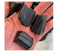 DSZUJTYROP Black Tourmaline Rough Crystal Stone Home Decor Science Teaching Collection (Size : 1pcs (60-80g))
