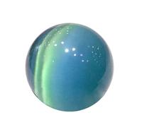 DSZUJTYROP Blue cat Eye Crystal Ball Divination Stone Photography Decorative Ornaments (Size : 40mm)