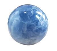 DSZUJTYROP Celestite Crystal Ball,Home Office Blue Decorative Balls,Large Crystals Sphere Sculpture,Fengshui,85~90mm