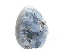 DSZUJTYROP Celestite Crystals Blue Irregular Crystal Cluster Geode Gemstone Home Decor Witchcraft Supplies,200-300g