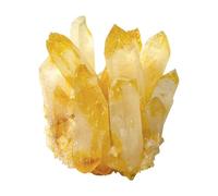 DSZUJTYROP Citrine Crystal Cluster Geode Stone Yellow Clusters for Home&Office Decoration Fengshui,240-300g