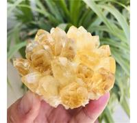 DSZUJTYROP Citrine Stone Quartz Crystal Cluster Yellow Home Decoration Decor