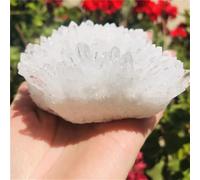 DSZUJTYROP Clear Quartz Crystal Cluster for Straight Stone Home Decoration Decor(400-450g)