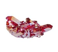 DSZUJTYROP Colorful Titanium Coated Crystal Clusters Stones Cluster Quartz Stone for Home Decoration,B-3-5cm