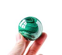 DSZUJTYROP Crystal Balls Gemstone Sphere Malachite Quartz Stone,50~55mm