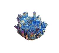 DSZUJTYROP Crystal Cluster Beautiful Rainbows Electroplating Colorful Quartz Stones Aquarium Decoration Home Decor (Size : 450-500g)