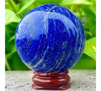 DSZUJTYROP Crystal Lapis Lazuli Ball Blue Gemstone Ornaments (Size : 400-500g)