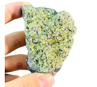 DSZUJTYROP Crystal Olive Green,Irregular Raw Stone, Gemstones Cluster Geode for Home Decoration, Fish Tank Decor DIY