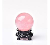 DSZUJTYROP Crystal Rose Quartz Ball Stone Crystals Home Decoration Ornaments (Size : 60-70mm)