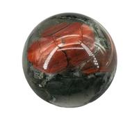 DSZUJTYROP Decorative Ornaments African Blood Stone Quartz Ball Crystal Ornament (Size : 700-800g)