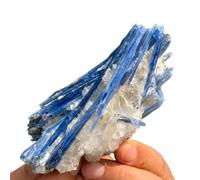 DSZUJTYROP Decorative Ornaments Blue kyanite Crystal Cluster Piece (Size : 260-300g)