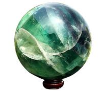 DSZUJTYROP Decorative Ornaments Fluorite Quartz Crystal Ball