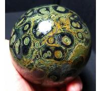 DSZUJTYROP Decorative Ornaments Jasper Ball Quartz Crystal (Size : 150-200g)