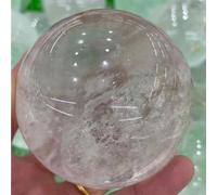 DSZUJTYROP Decorative Ornaments White Crystal Ball Sphere (Size : 40mm)