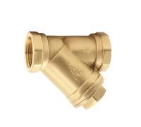 DSZUJTYROP DN15-DN100 Brass Filter Y-shaped Valve Heating Pipe Thickened Double Inner Thread Water Pipe Joint(3inch-DN80L174mm)