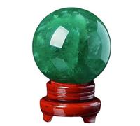 DSZUJTYROP Donghai Crystal Green Fluorite Ball Colorful Home Office Decoration,70mm