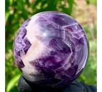 DSZUJTYROP Dream Amethyst Quartz Crystal Sphere Ball Ornaments (Size : 95-100mm)
