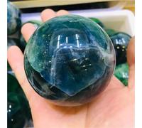 DSZUJTYROP Fluorite Quartz Crystal Ball Home Decoration Cut Polishing 1pc Ornaments (Size : 5-6cm)