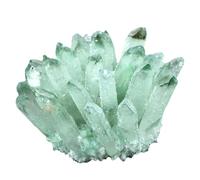 DSZUJTYROP Green Crystal Quartz Cluster Healng Crystals Stone Rock Ornament Irregular Decorative for Home Decor