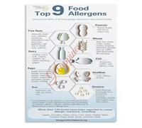 DSZUJTYROP Healthy Food Chart Poster Crohns Disease Diet List Guide Visual Nutritional Reference Home Kitchen Art(Unframed,08x12inch(20x30cm))