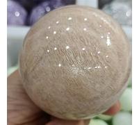 DSZUJTYROP Orange Moonstone Ball Crystal Home Decor Gift Ornaments (Size : 400-450g)