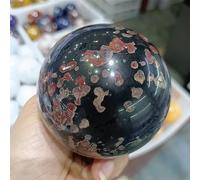 DSZUJTYROP Plum Blossom Stone Ball Crystal Sculpture Rod Gift Ornaments (Size : 400-450g)
