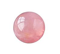 DSZUJTYROP Polished Rose Quartz Crystal Ball Sphere Crafts Home Decoration (Color :, Size 4-5cm)