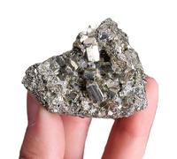 DSZUJTYROP Pyrite Raw Crystals and Stones, Small,Irregular Shaped for Tumbling Garden Home Decor,200~300g