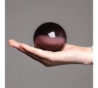 DSZUJTYROP Quartz 40mm Cat Eye Crystal Ball Purple Cat's-Eye Opal Decor Crafts Sphere Stone Office Ornaments