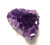 DSZUJTYROP Raw Amethyst Crystal Cluster,Purple Quartz Clusters,Small Stones Rock Geode for Home Decor,150~170g