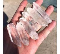 DSZUJTYROP raw Clear Quartz Crystal Rough Stones Point for 6pc
