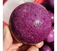 DSZUJTYROP Red Gem Crystal Ball Quartz Gift Ornaments (Size : 45-50mm)