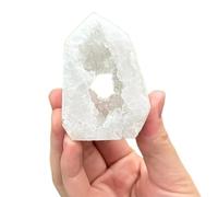 DSZUJTYROP Rock Agate Geode Ornaments,Small Crystal Cluster Gemstone for, Witchcraft, Home Room Decor,200~300g