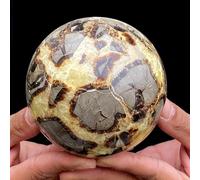 DSZUJTYROP septarian Sphere Septarium Dragon Stone Crystal Ornaments (Size : 40-45mm)