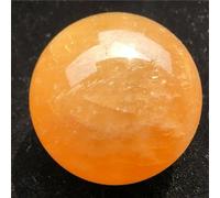 DSZUJTYROP Stone 60mm Yellow Calcite Spar Quartz Crystal Ball Polished (M 1pcs)