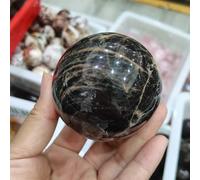 DSZUJTYROP Stone Black Moonstone Crystal Ball Home Office Gift(51-60mm)