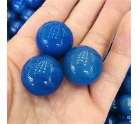 DSZUJTYROP Stone Blue Agate Ball Crystal Home Decoration(4pc)