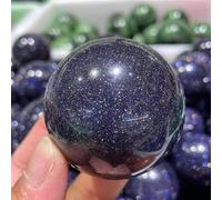 DSZUJTYROP Stone Blue Sand Quartz Crystal Ball Beautiful Crystal(50-55mm)