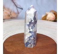 DSZUJTYROP Stone Crystal Blue Flower Agate geode Tower Polished Home furnishings Room